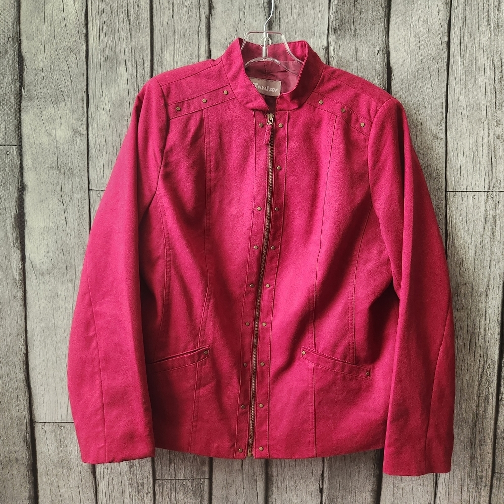 TanJay Fuschia Colored‎ Jacket